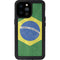 Brazil Flag Distressed iPhone 14 Pro Max Waterproof Case